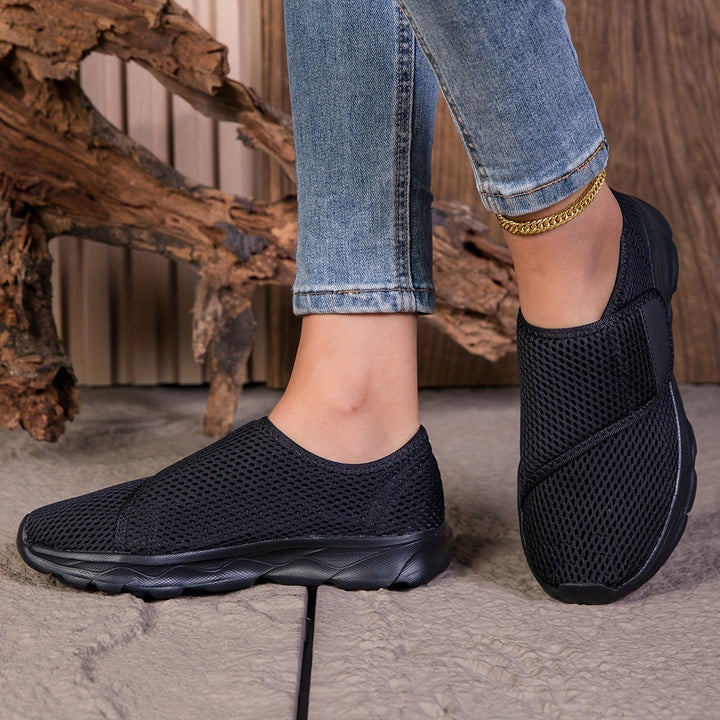Nina™️ | Ortopedyczne Oddychające Buty Slip-On z Rzepem