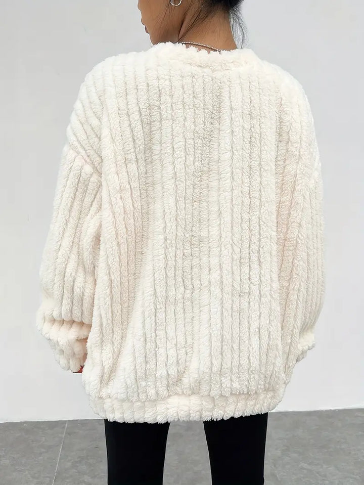 Camille™ Miękki oversize sweter z okrągłym dekoltem