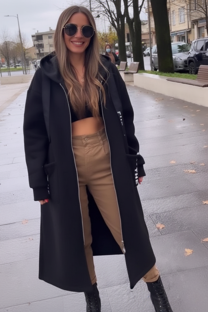 Aneta™ | Damski długi płaszcz