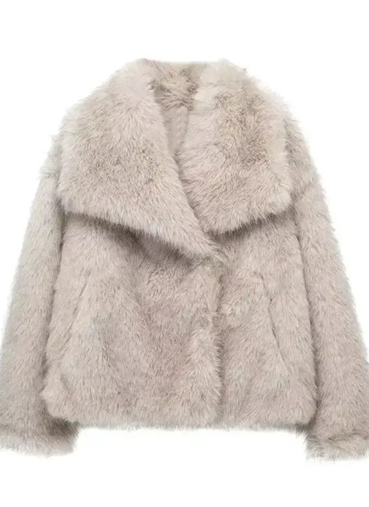 Vevina™ | Zimowa Kurtka z Sztucznym Futrem