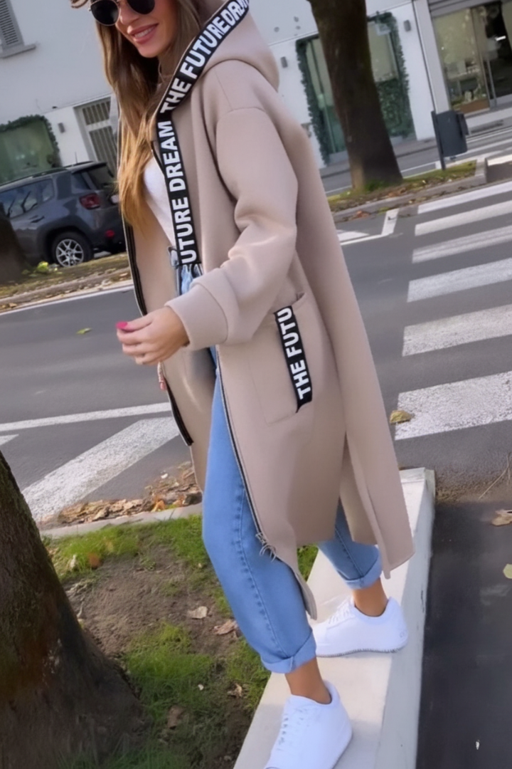 Aneta™ | Damski długi płaszcz