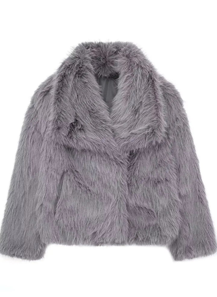 Vevina™ | Zimowa Kurtka z Sztucznym Futrem