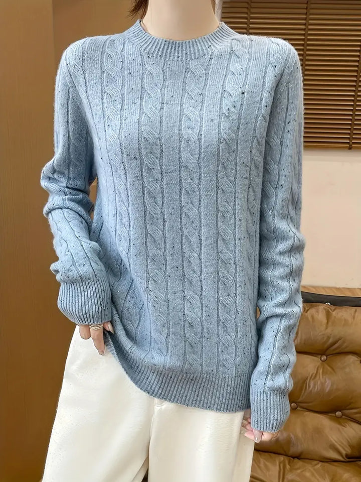 Alice™ Klasyczny sweter z splotem