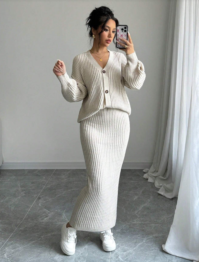 Marcelli Élégance| Prążkowany komplet premium