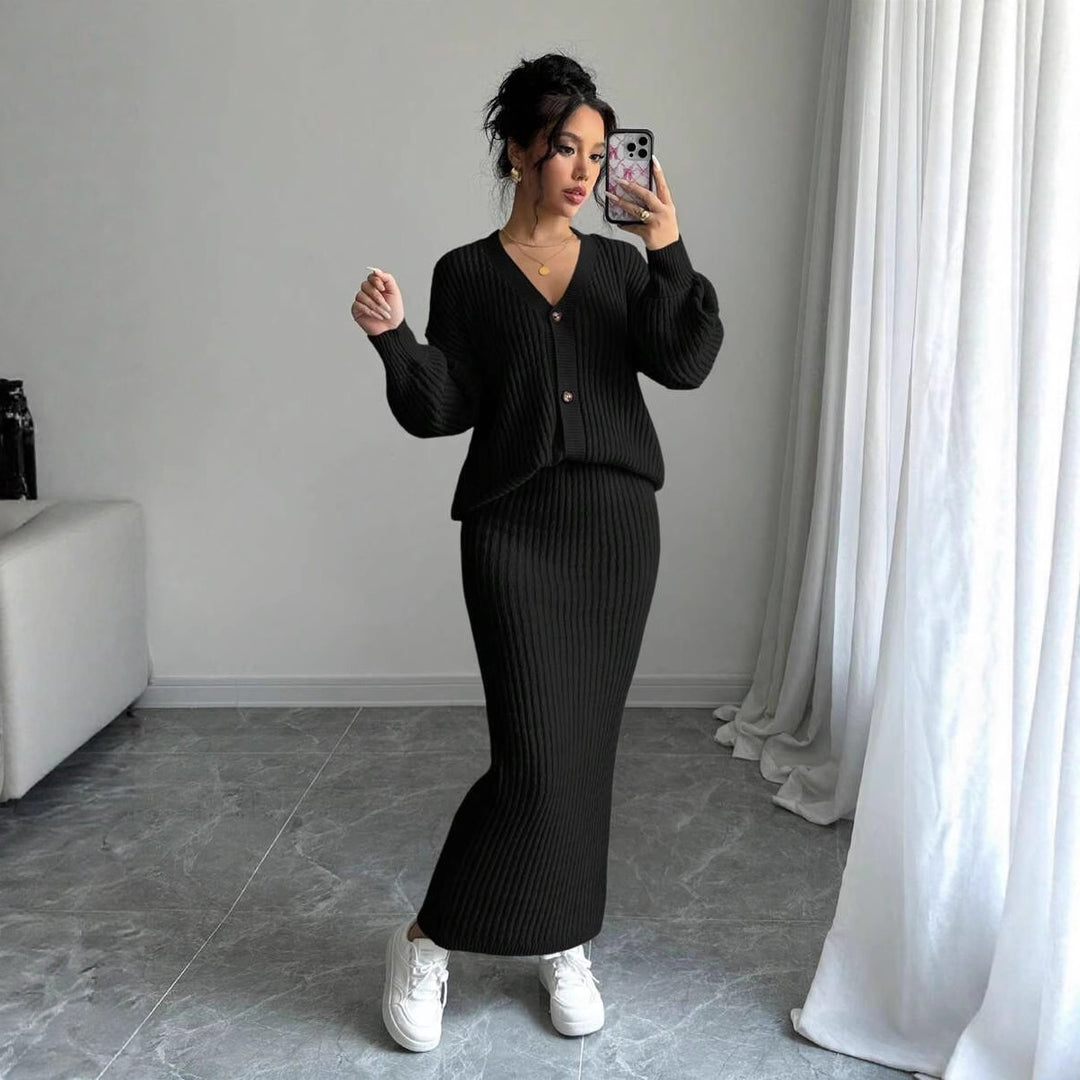 Marcelli Élégance| Prążkowany komplet premium