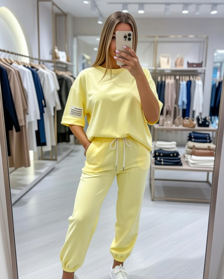 Bianca | Elegancki biały komplet lounge premium