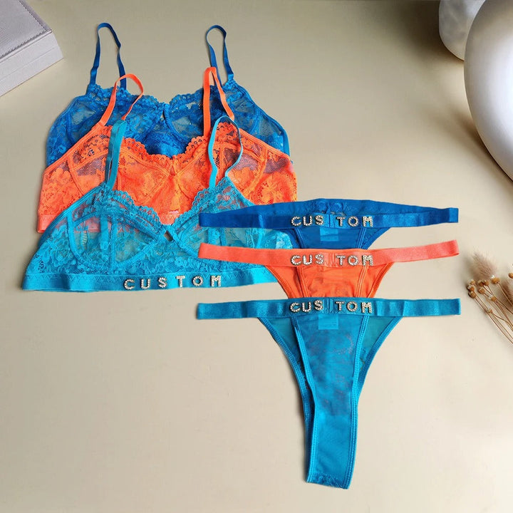 Personalizowany komplet (biustonosz + stringi)