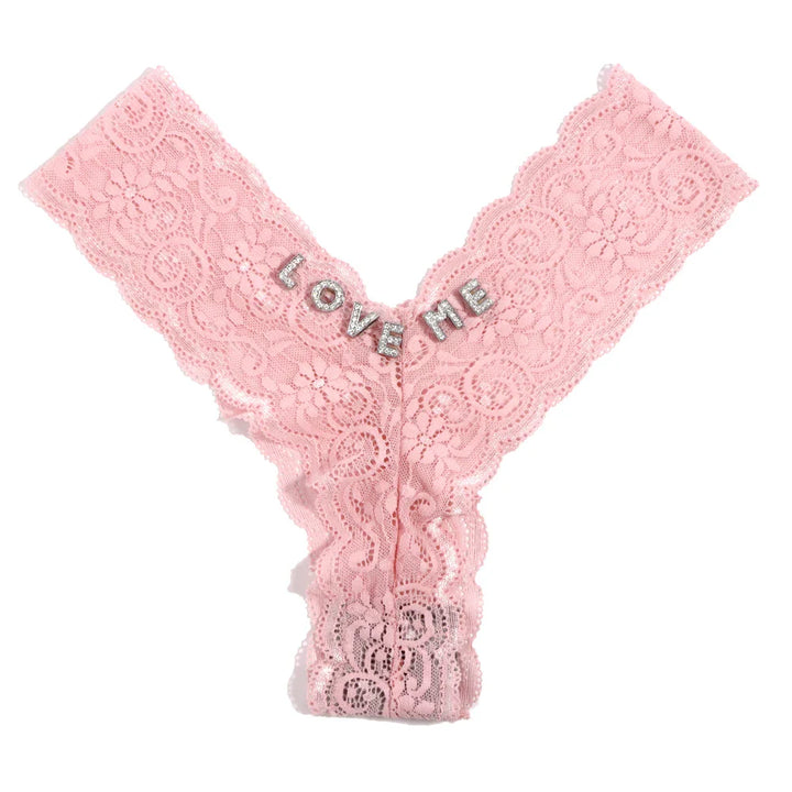 Personalizowane koronkowe stringi